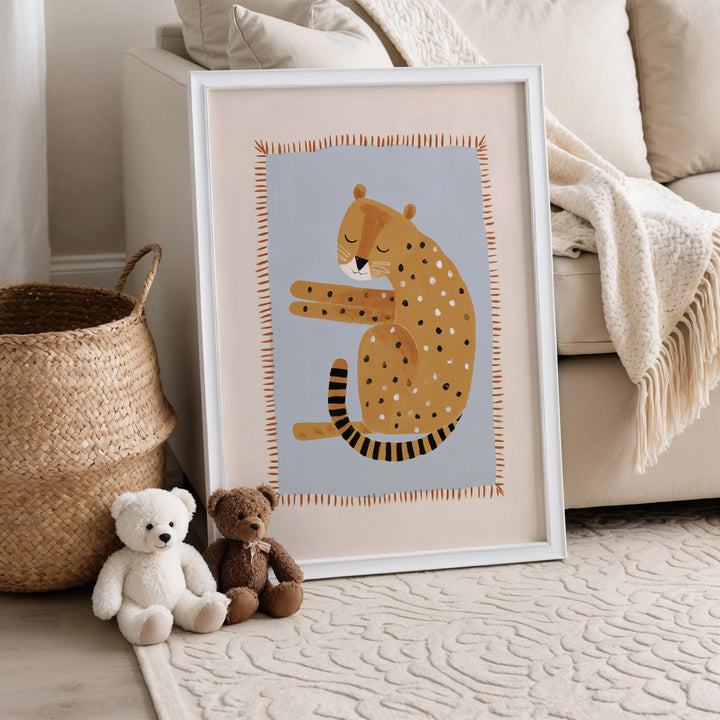 Sleepy Cheetah Print