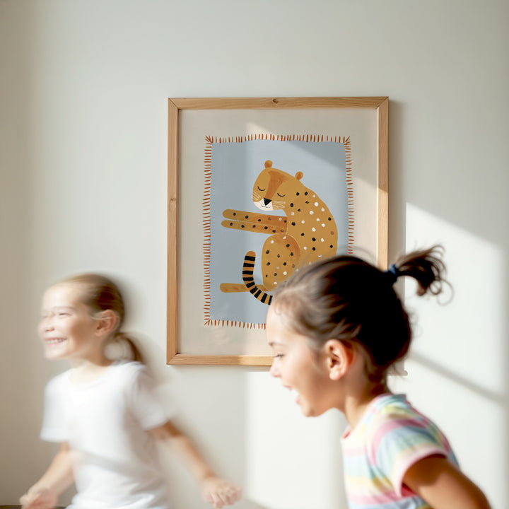 Sleepy Cheetah Print