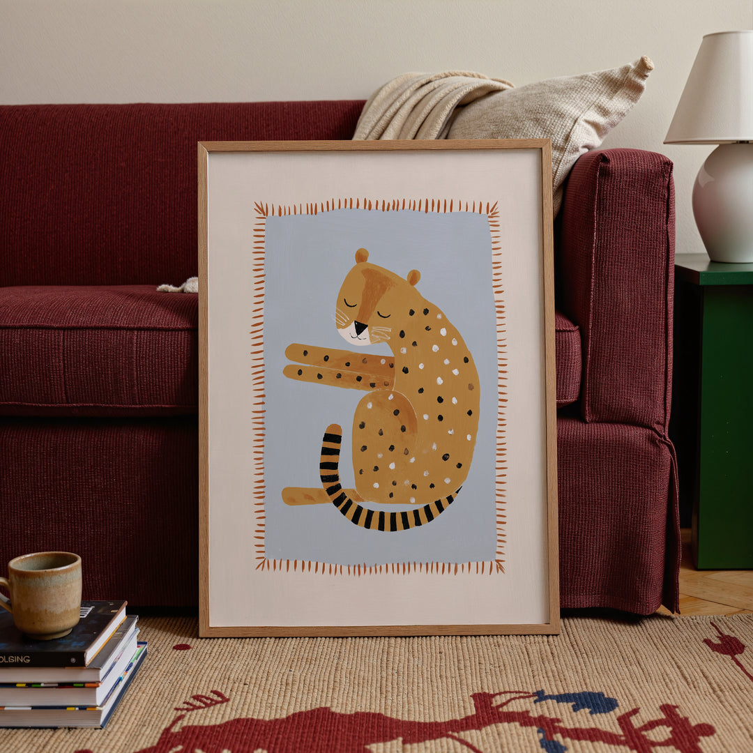 Sleepy Cheetah Print