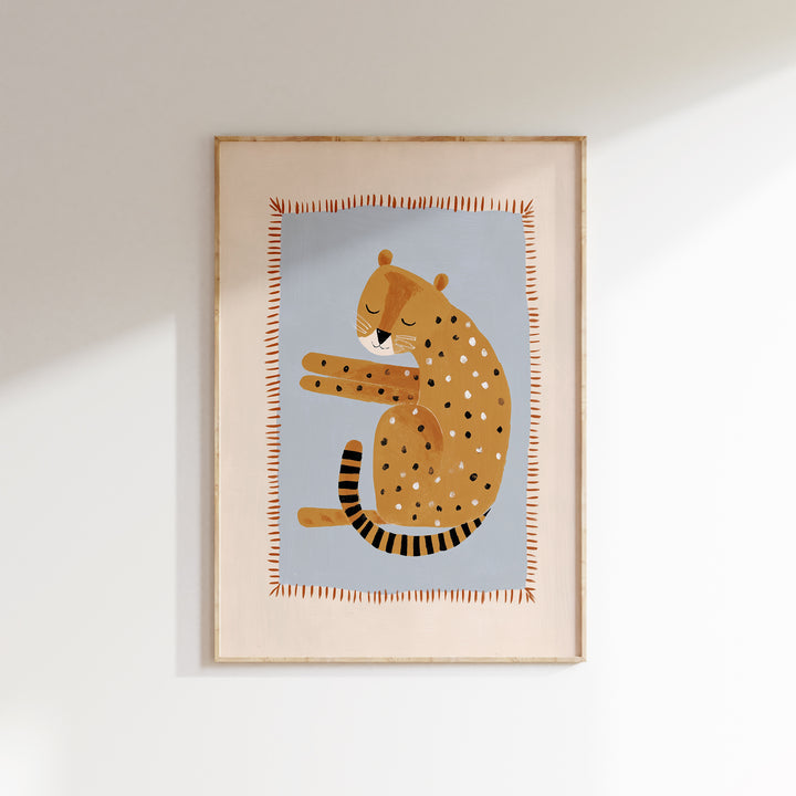 Sleepy Cheetah Print