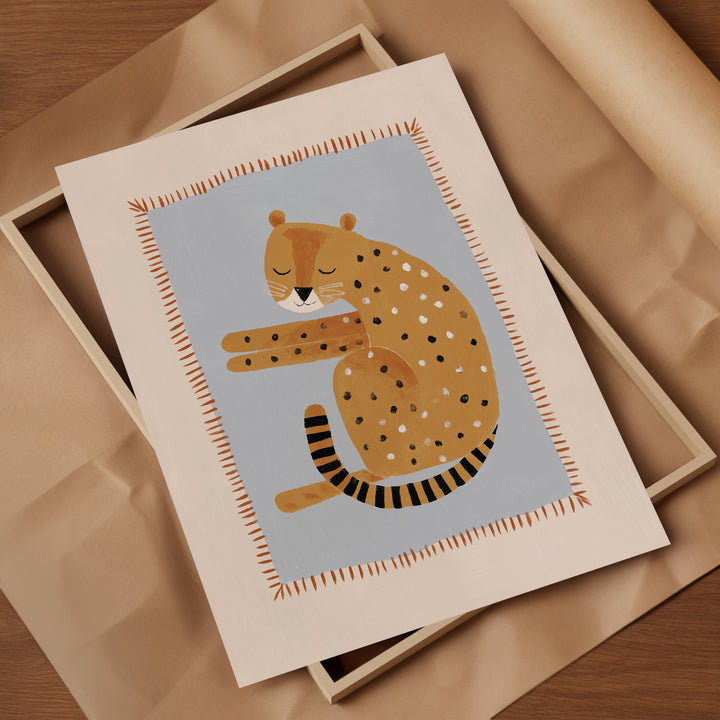 Sleepy Cheetah Print