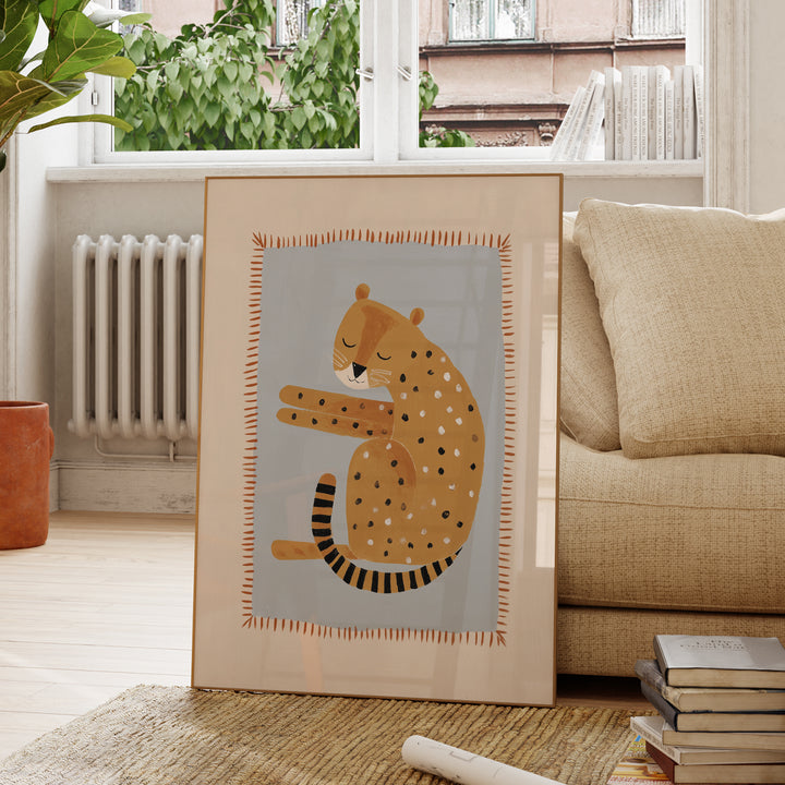 Sleepy Cheetah Print