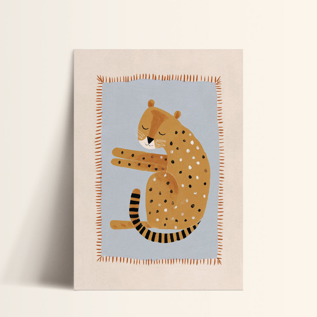 Sleepy Cheetah Print