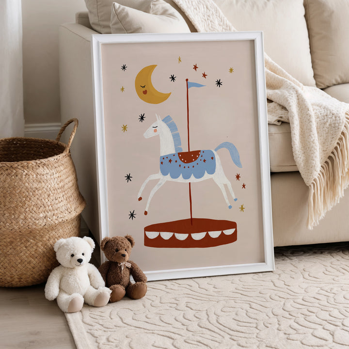 Carousel Horse Print