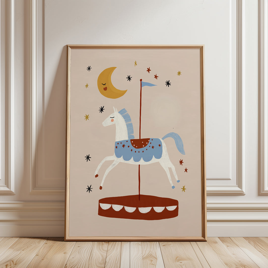 Carousel Horse Print