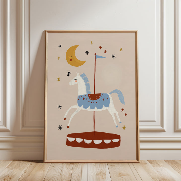 Carousel Horse Print