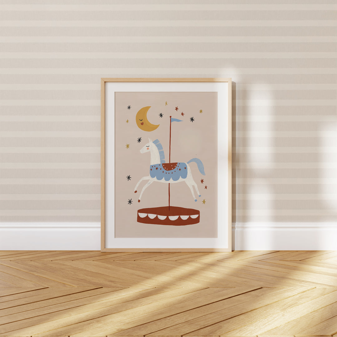 Carousel Horse Print