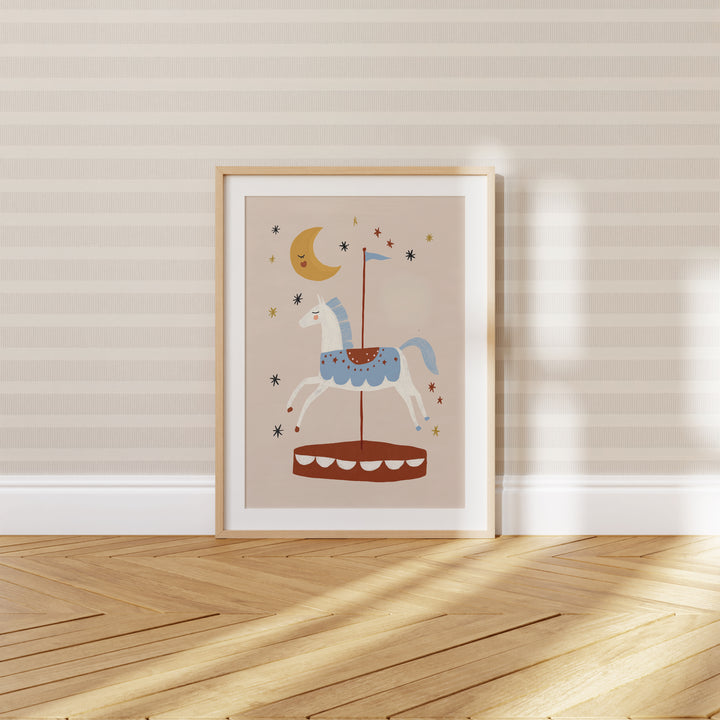 Carousel Horse Print