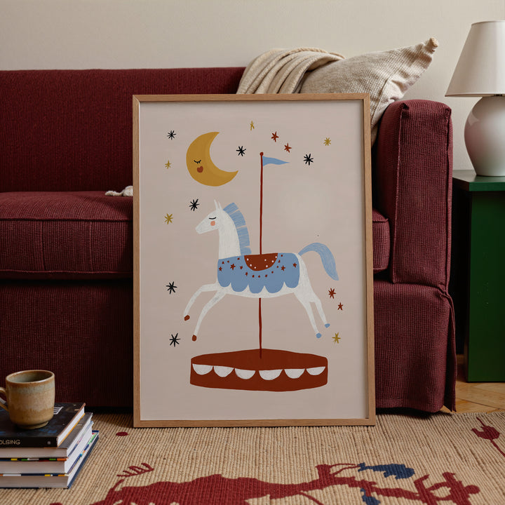 Carousel Horse Print