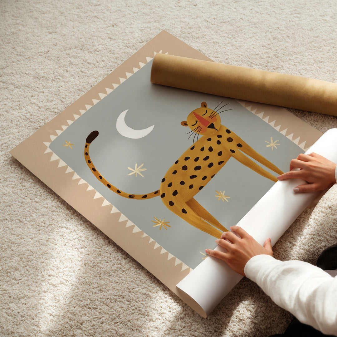 Moonlight Leopard Print