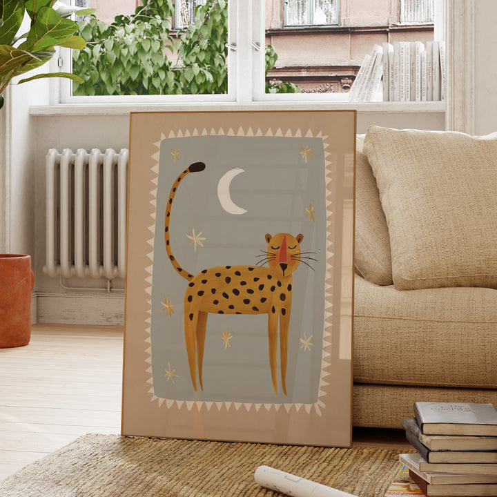 Moonlight Leopard Print
