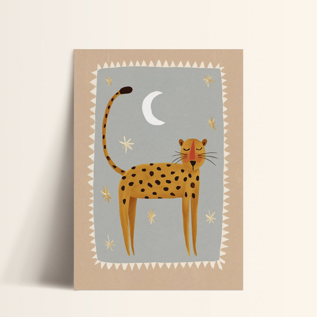 Moonlight Leopard Print