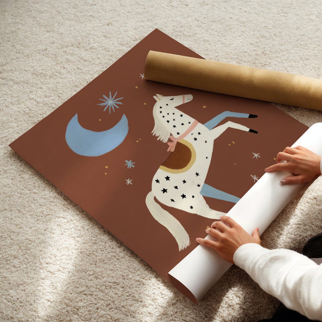 Starry Night Horse Print