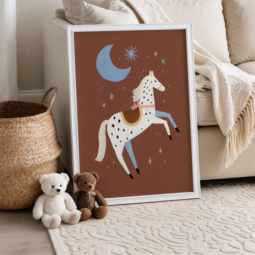 Starry Night Horse Print