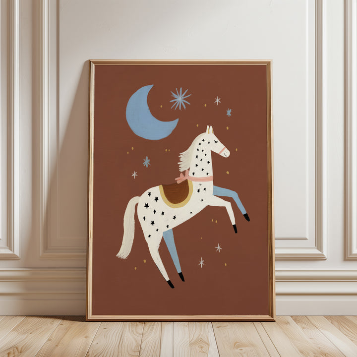Starry Night Horse Print