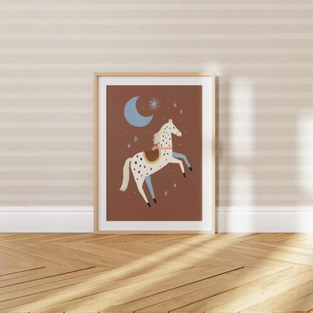 Starry Night Horse Print