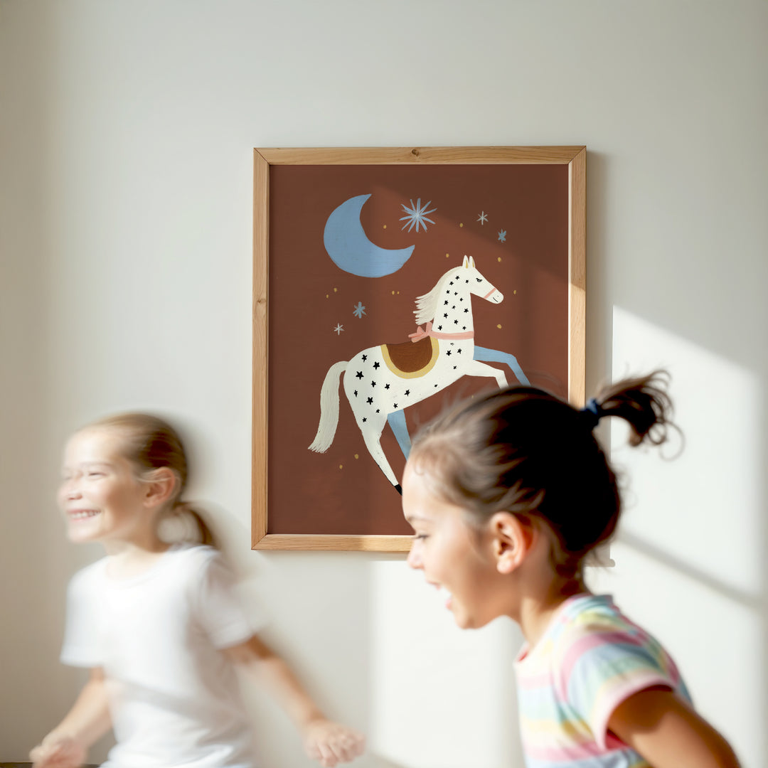 Starry Night Horse Print