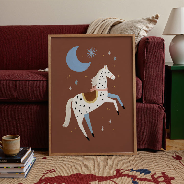 Starry Night Horse Print