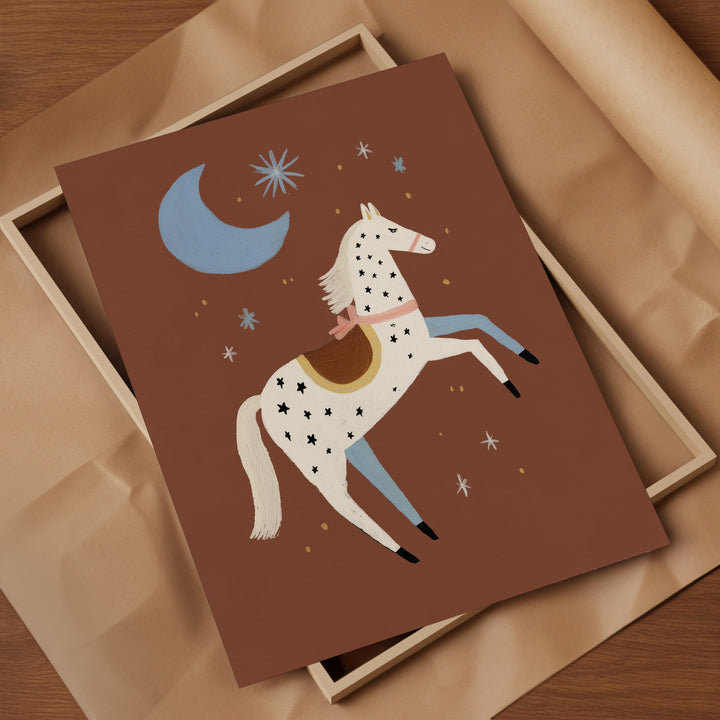 Starry Night Horse Print
