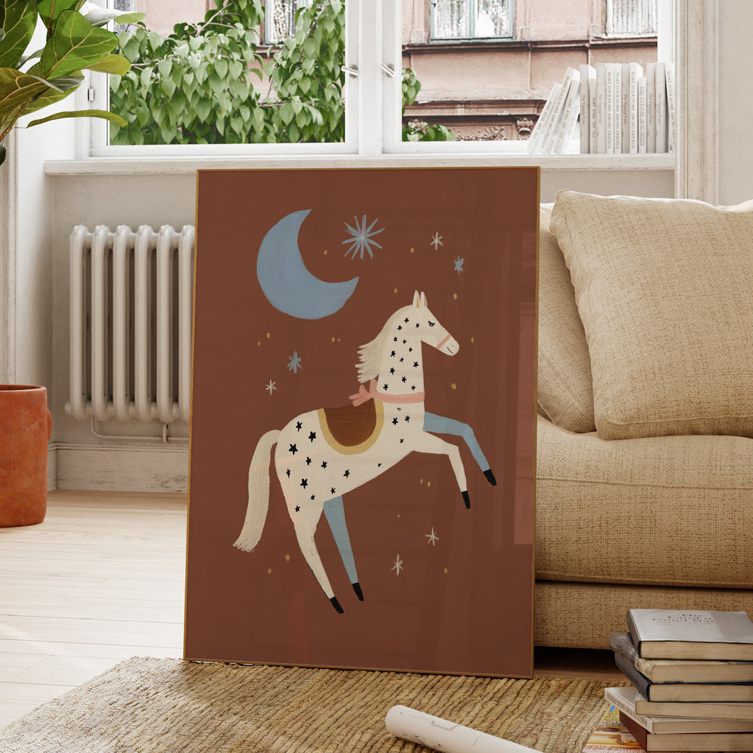 Starry Night Horse Print