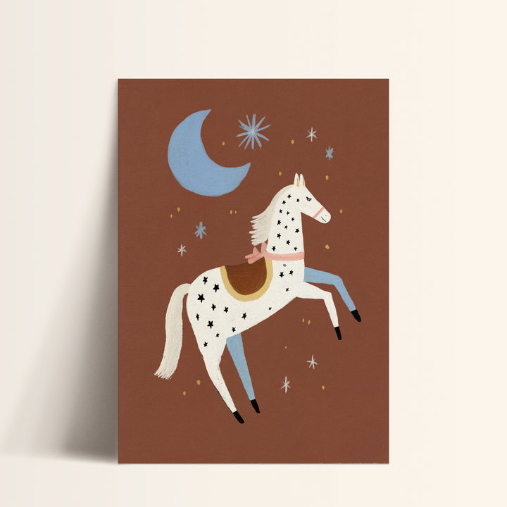 Starry Night Horse Print