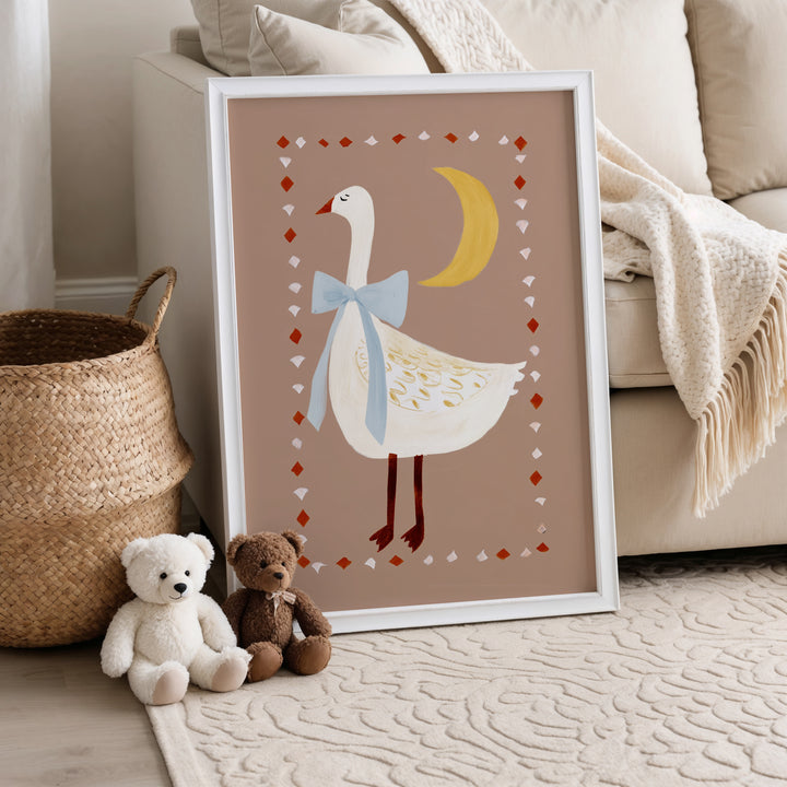 Elegant Goose Print