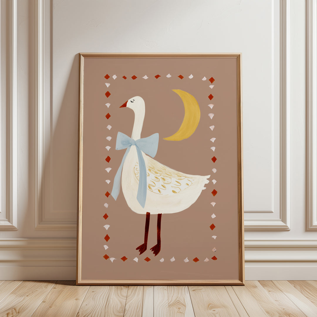 Elegant Goose Print
