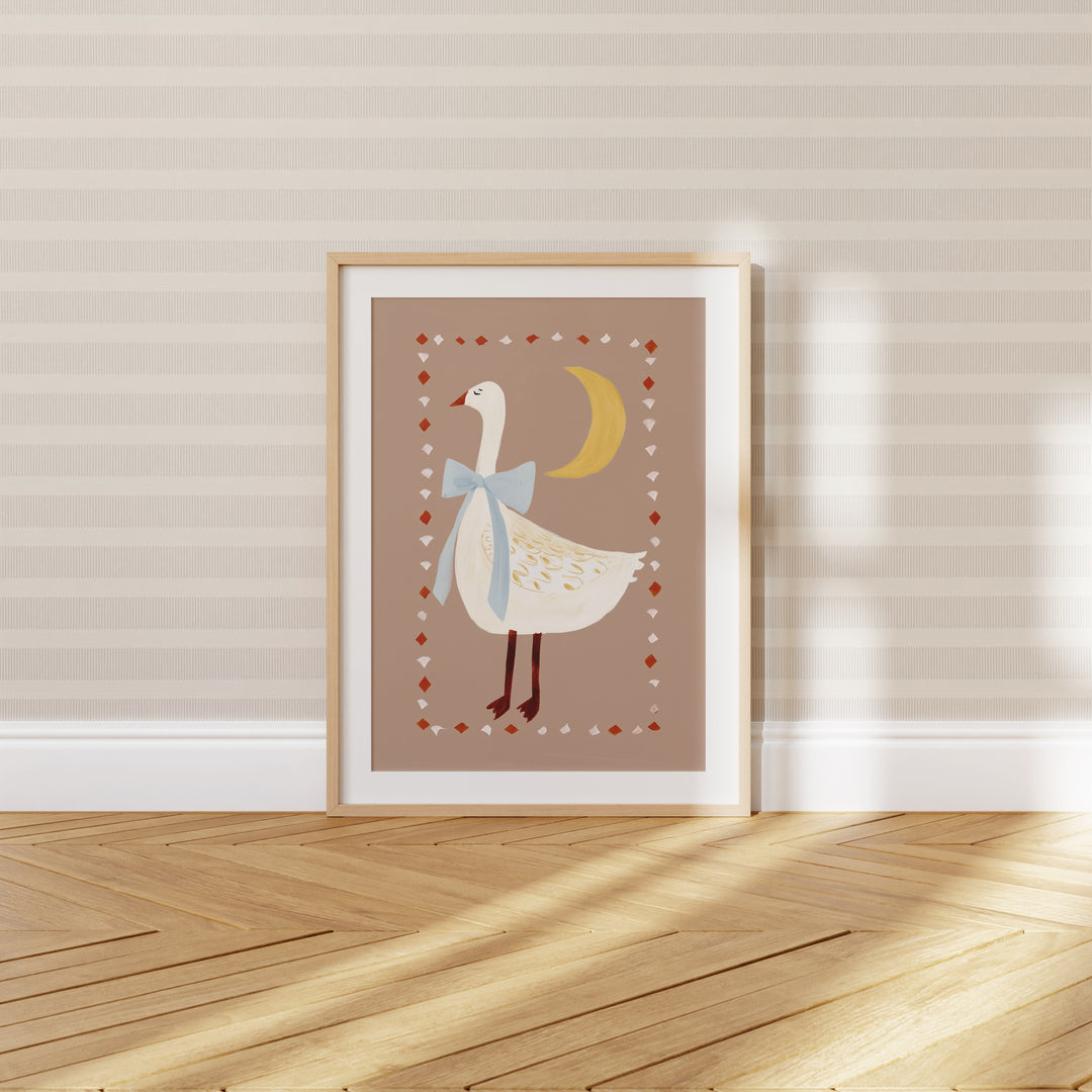 Elegant Goose Print