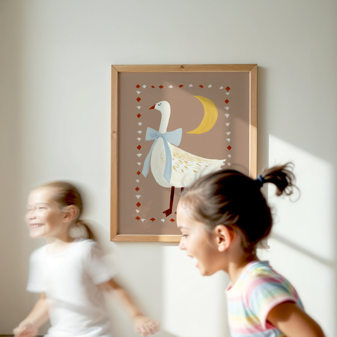Elegant Goose Print