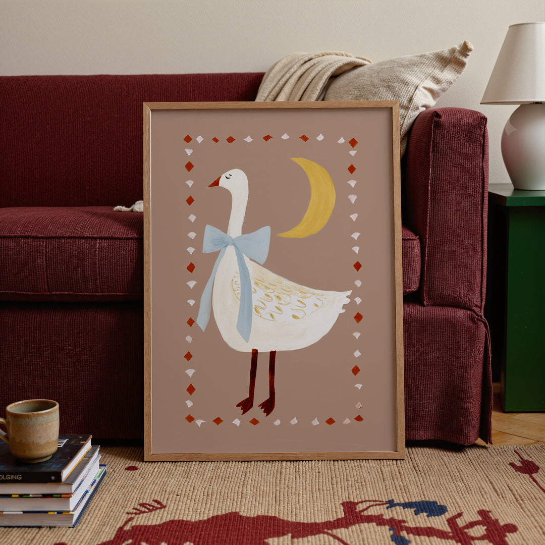 Elegant Goose Print