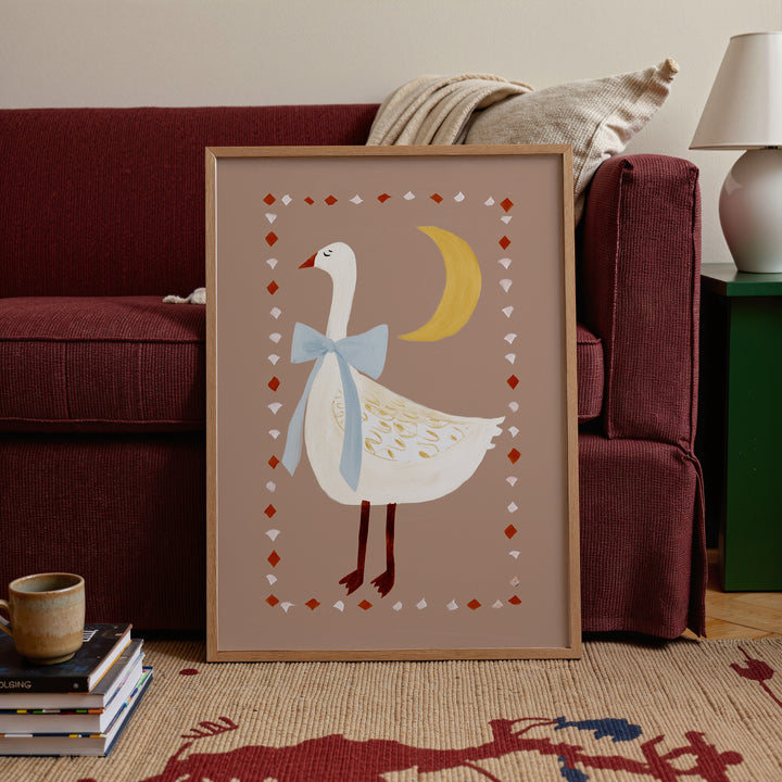 Elegant Goose Print