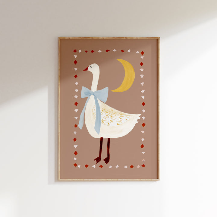 Elegant Goose Print