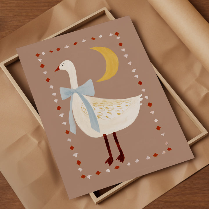 Elegant Goose Print