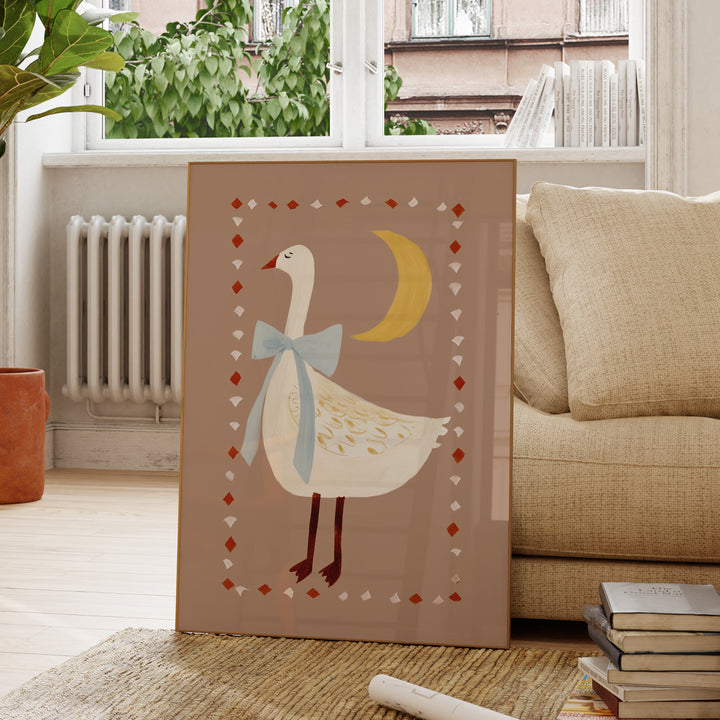 Elegant Goose Print