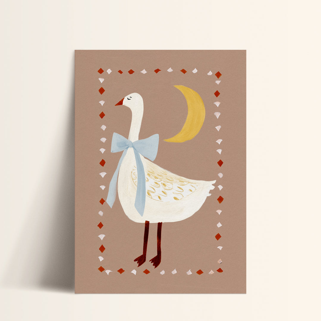 Elegant Goose Print