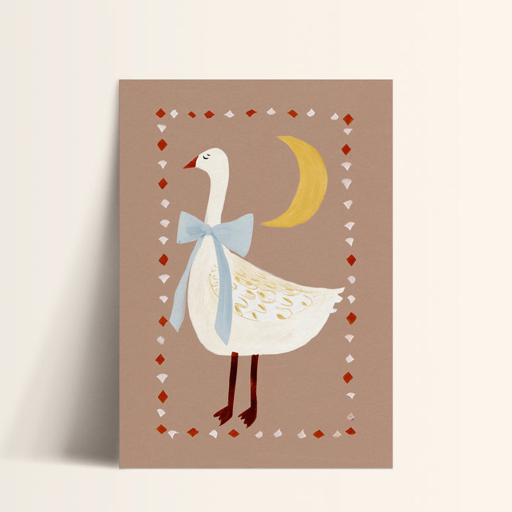 Elegant Goose Print