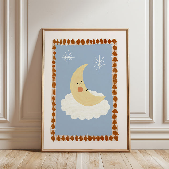 Moon on Cloud Print