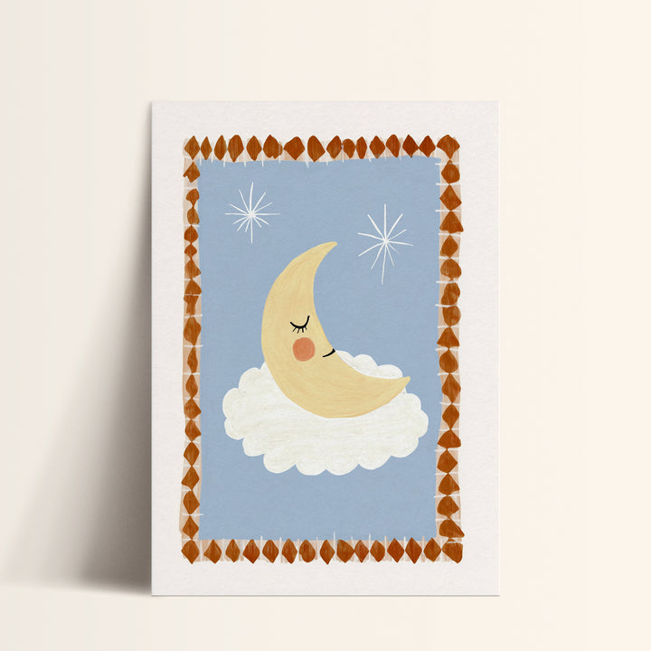 Moon on Cloud Print