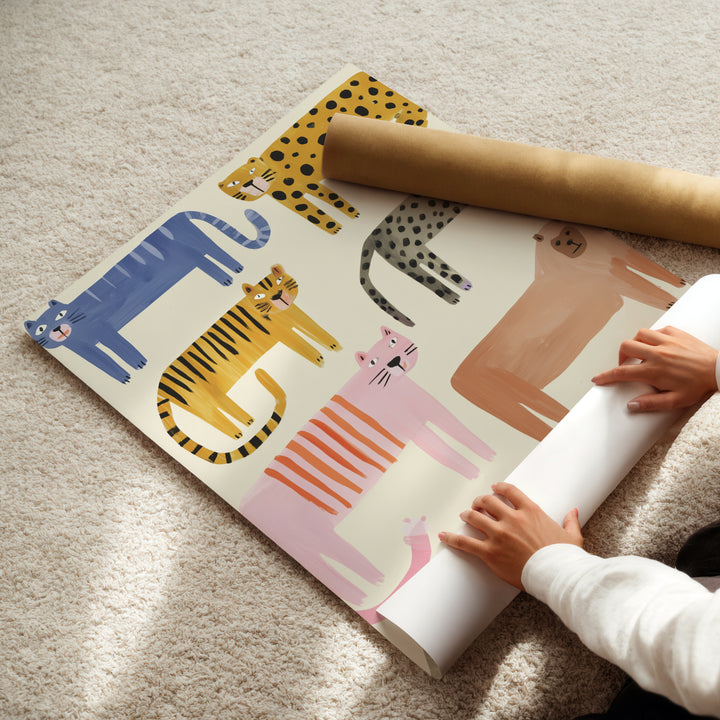 Colorful Wild Cats Collection