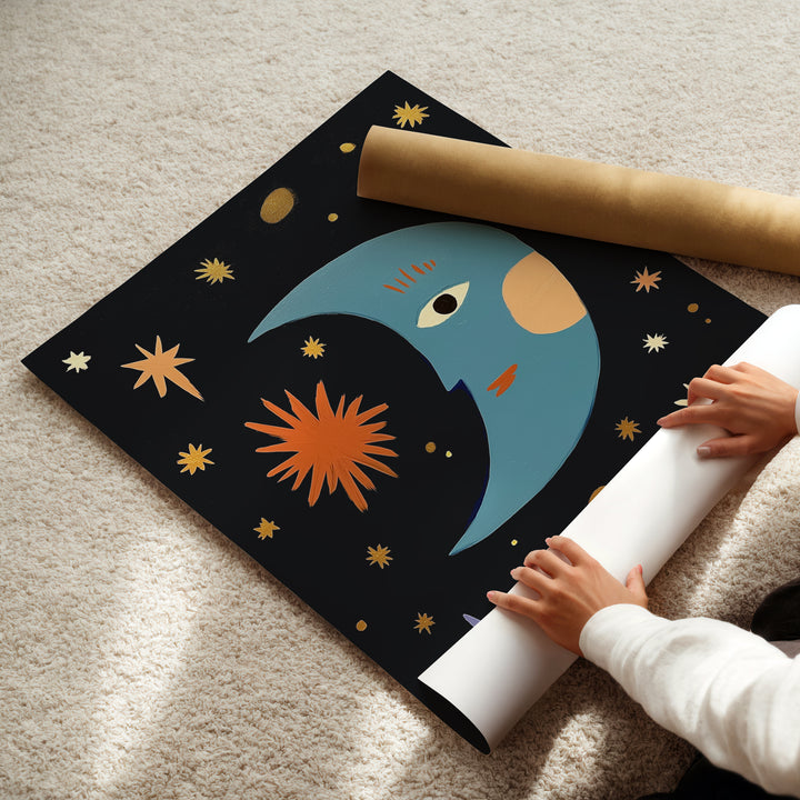 Celestial Moon Face