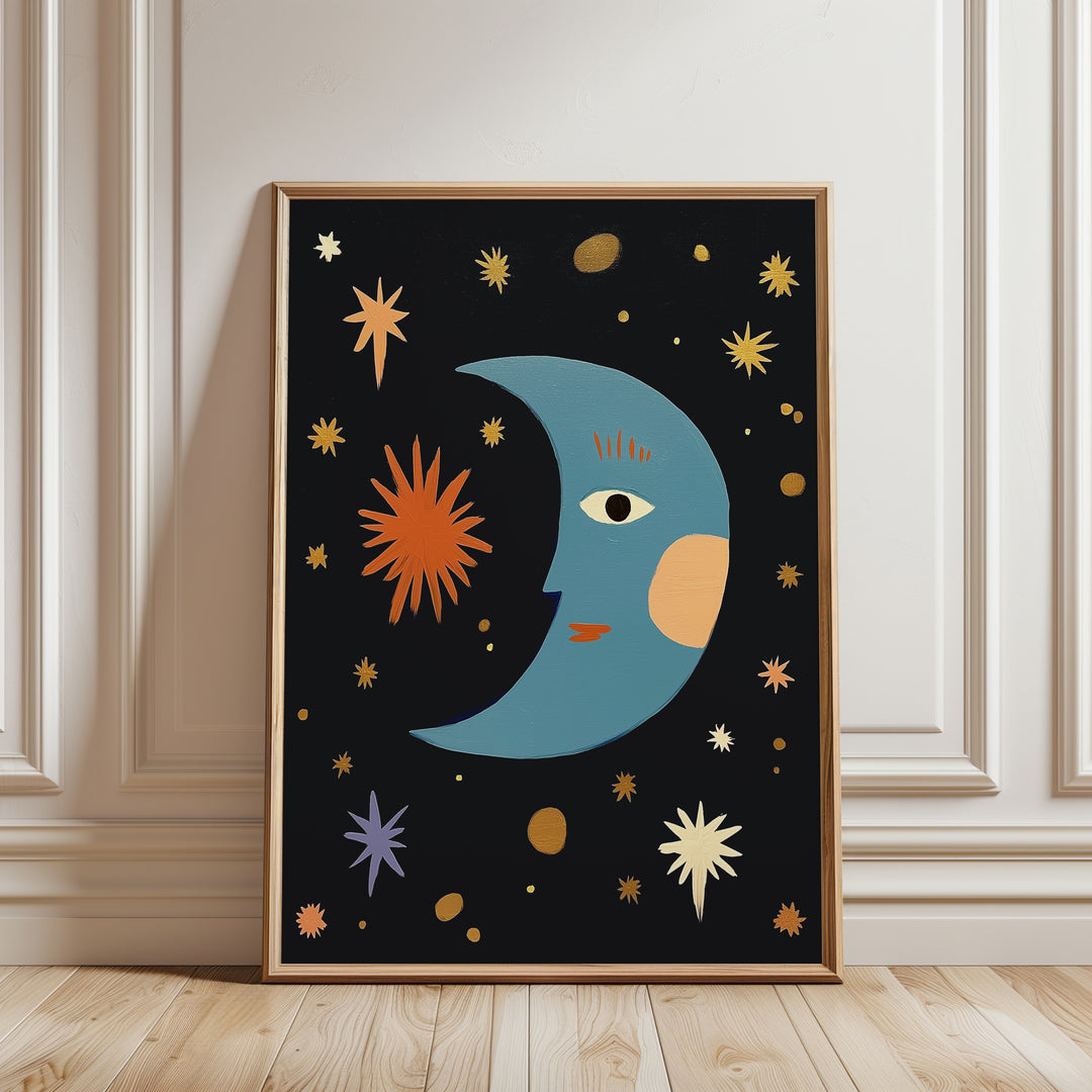 Celestial Moon Face