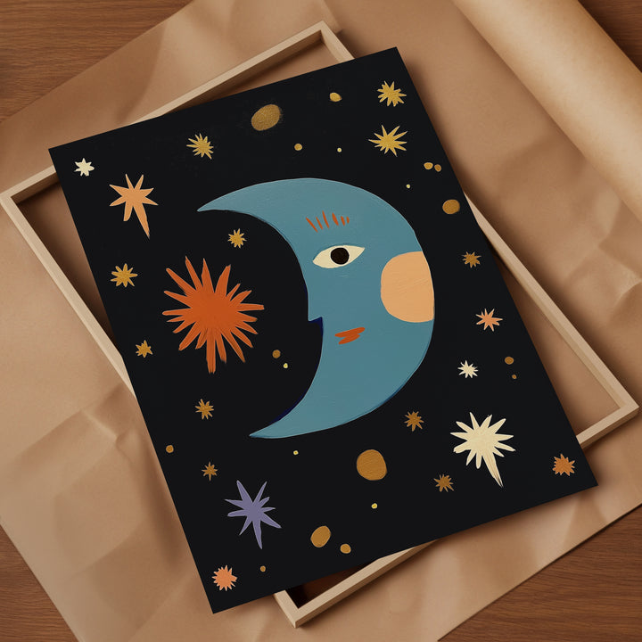 Celestial Moon Face