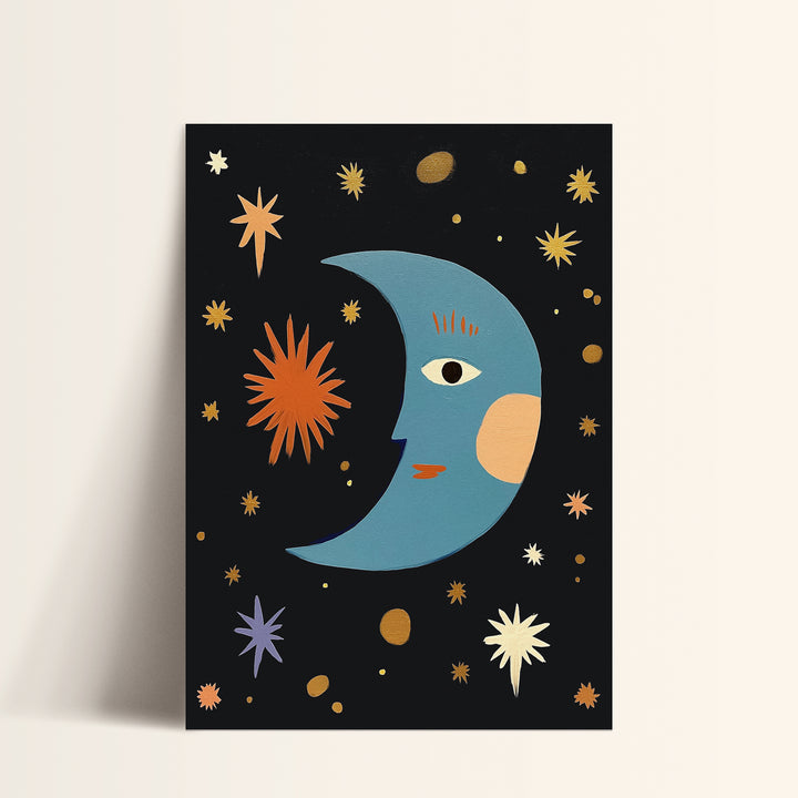 Celestial Moon Face