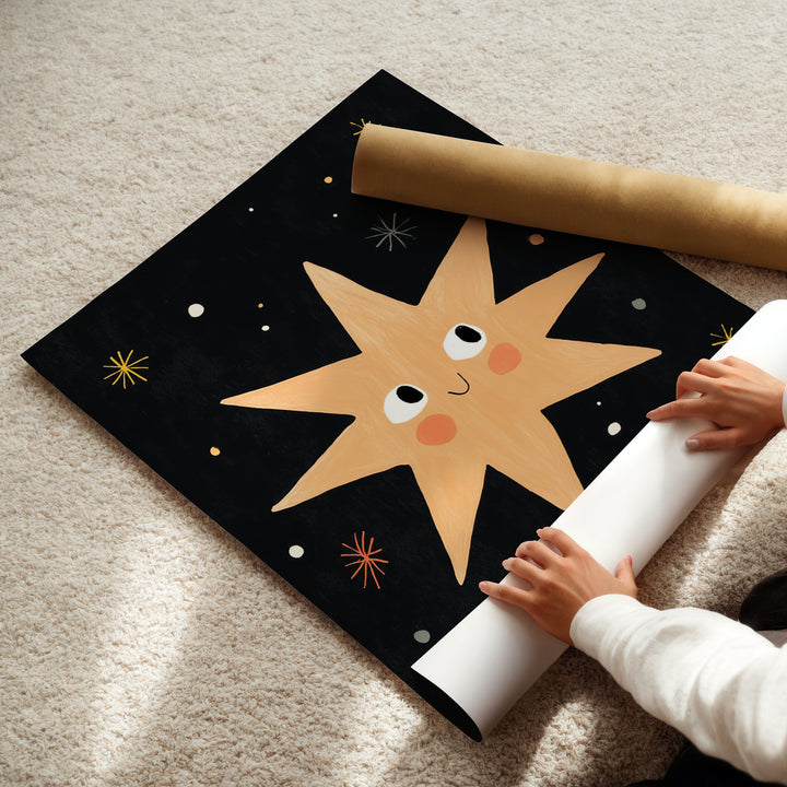 Happy Star Character