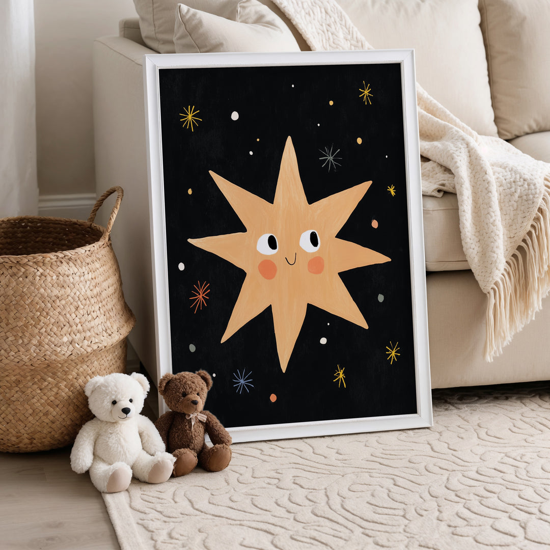 Happy Star Character