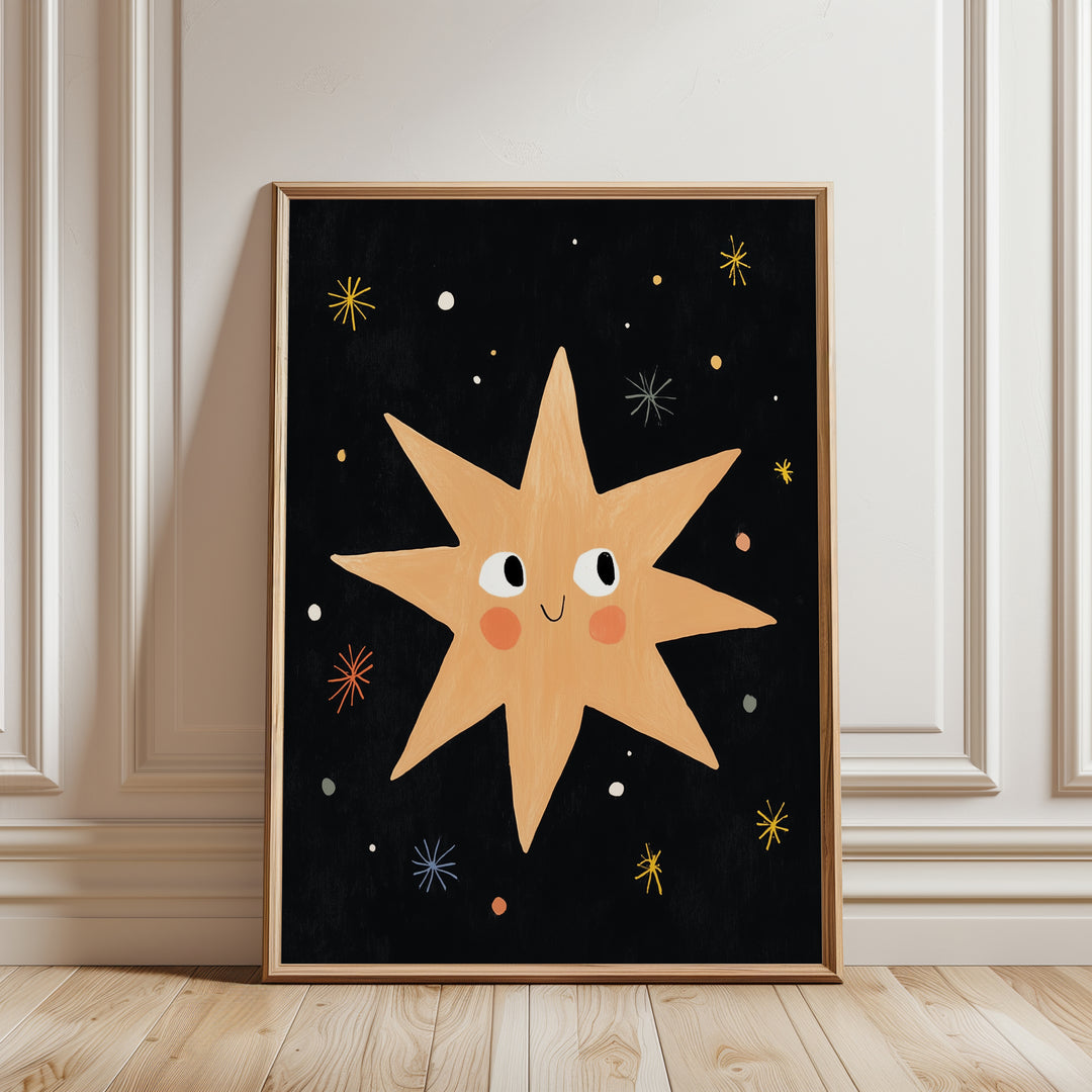 Happy Star Character