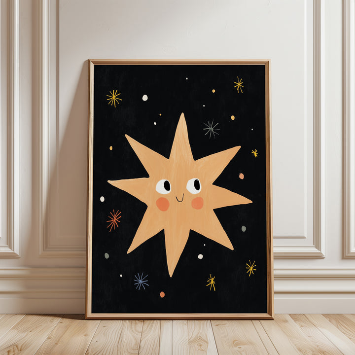 Happy Star Character