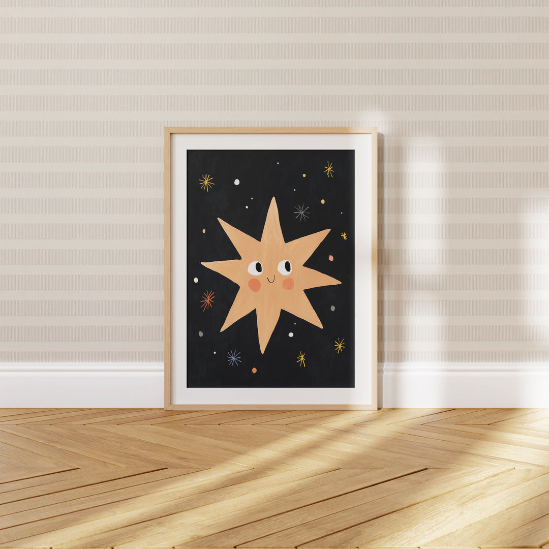 Happy Star Character