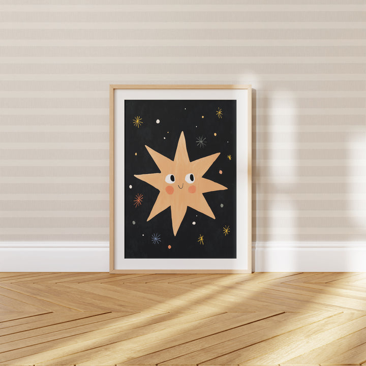 Happy Star Character