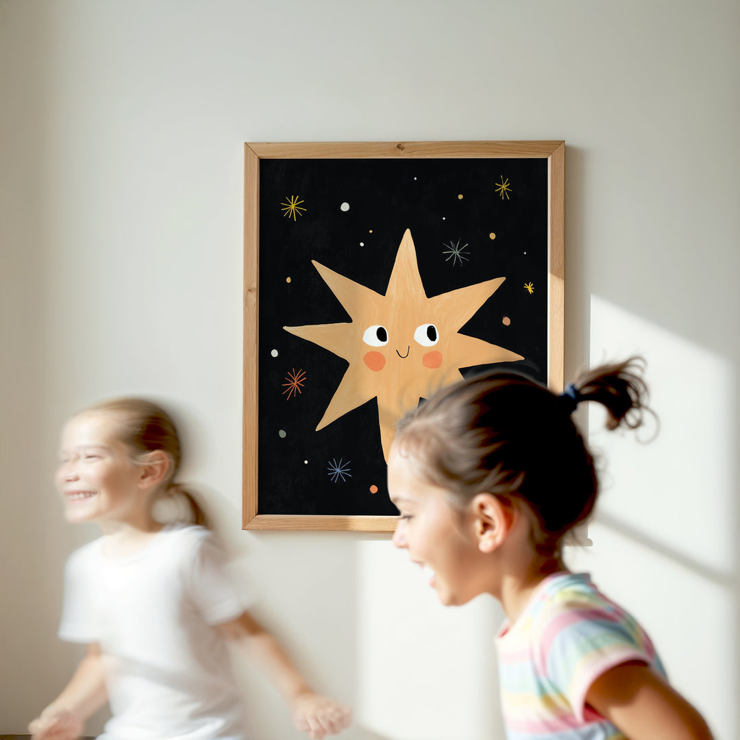 Happy Star Character